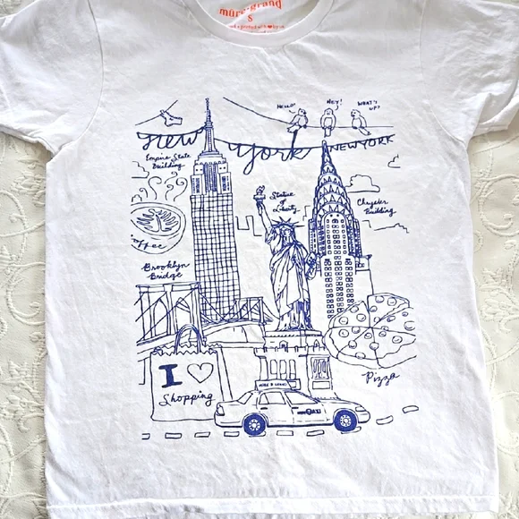 NYC Bundle Two Cute Cotton Tourist T-Shirts Small - Picture 11 of 16
